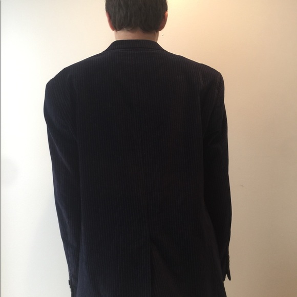 Dark Blue Casual Blazer - Picture 4 of 4